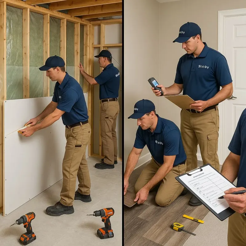 Repairs and Reconstruction process in Red Bud, IL