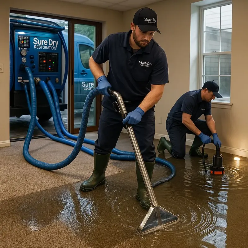 Water Extraction and Removal process in Red Bud, IL